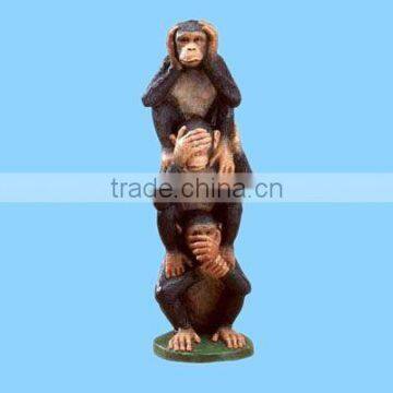 polyresin monkeys figurine