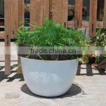 Vietnam handmade ceramic glazed outdoor flower pottery pots