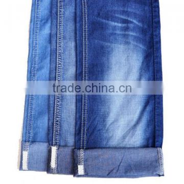 100% cotton plain structure denim jeans garment fabric 314 weight 4oz to 5oz raw material cheap price
