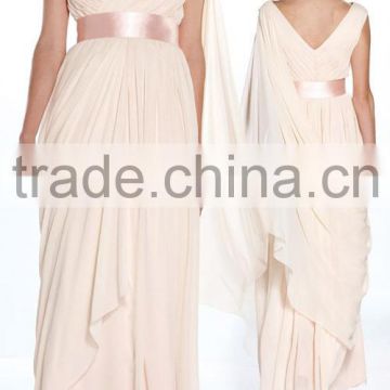 light pink arab muslim wedding dress wedding gown with shoulders
