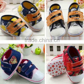 2014 new style hot sale high quality lovely baby sports shoes for kids, small order available