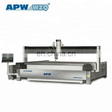 APW water jet foam cutting machine