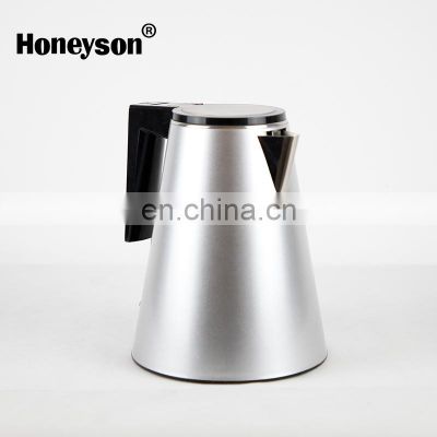 hot sale electric kettle price hotel double wall stainless steel 1.2L