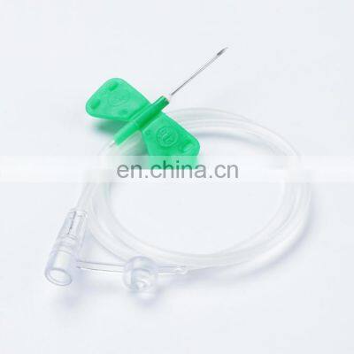 Medical high quality 23g butterfly needle 30g with luer adapter