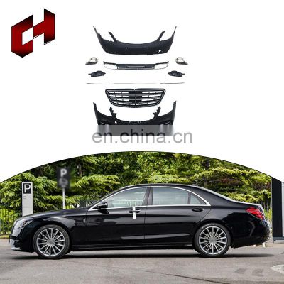 CH Brand New Material Grille Rear Spoiler Wing Grille Installation Body Kit For Mercedes-Benz S Class W222 14-20 S450