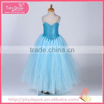 Sundress backless skyblue dress with sparkle pattern decoration halloween costume gauze dress                        
                                                                                Supplier's Choice