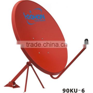 Galvanized steel 90cm KU Band dish TV Antenna