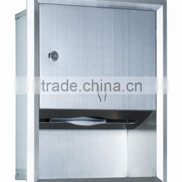 Stainless steel recessed paper towel dispenser D-L718