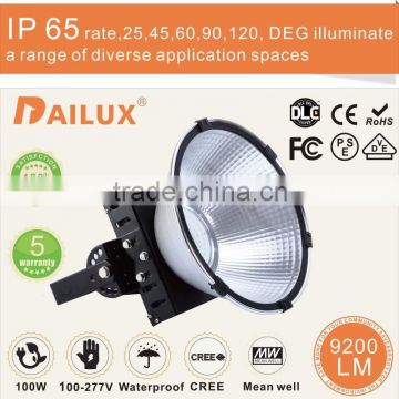 LED Light Source and 2700-6500k Color Temperature(CCT) 100w Led High Bay Lighting,IP66 LED high bay
