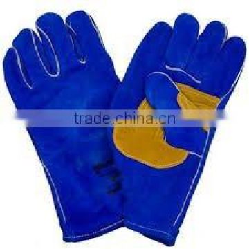 yellow palm welding gloves
