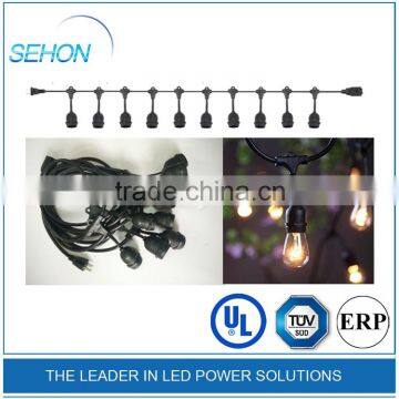 Chrismas outdoor decoration led string lights UL list S14 led bulb for garden and cafe                        
                                                Quality Choice