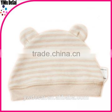 Custom organic cotton newborn cap soft baby hat