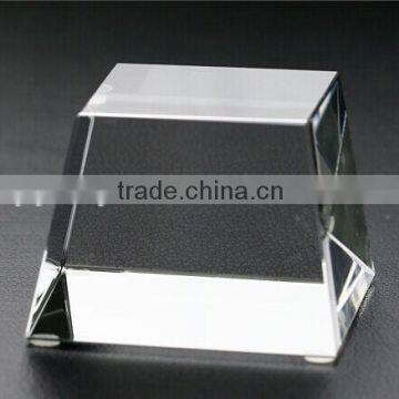 K9 Material High Quality Blank Clear Crystal Block For Base