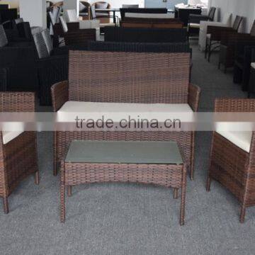 4pcs kd leisure garden outdoor sofa set