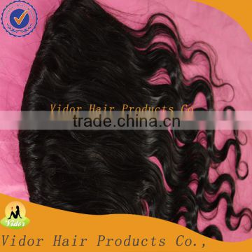 Wholesale price 5A quality 100% virgin half wig Body wave brazilian human hair extension