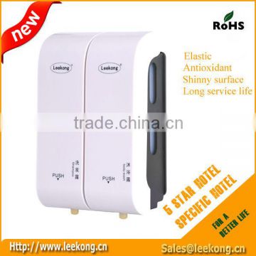2016 Newest Manual Double-hand White Soap Dispenser