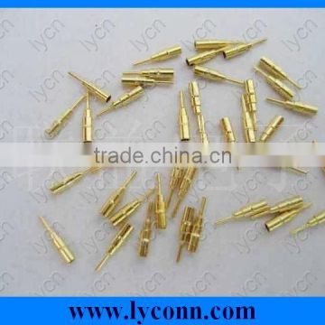 Female contact pin with clips can be custom made as drawing
