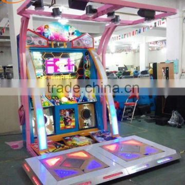 Mantong Dynamic Charming coin operated dancing game machine to be dance hero from Guangzhou China
