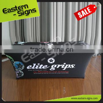 Dye Sublimation Print Table Cover 100% Polyester Banner Advertising Table Cloth