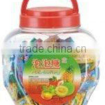Tattoo bubble gum in small heart shaped jar (confectionery chewing gum)