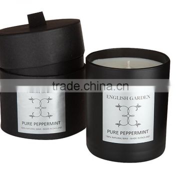 100% recycled paper tube packaging for candle