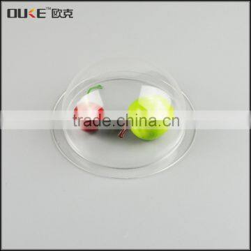 decorative cheap clear acrylic food dome cover