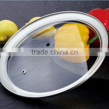G Type Cooking Pot Lids, Tempered Glass Wok Lid