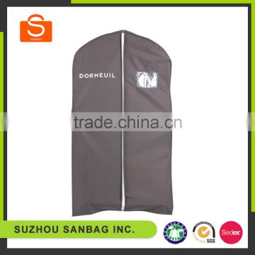 high quality non woven foldable suit cover bag, garment bag