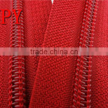 Red teeth Nylon Zipper Chain