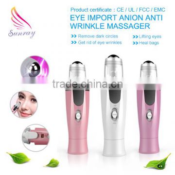 Best quality handheld multi-funcation eye massager with the scaffolds