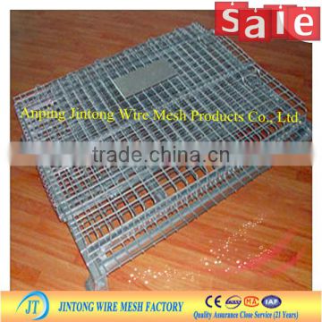 Industry Foldable Metal Wire Mesh Storage Container/Box with competitive prie (manufacturer)