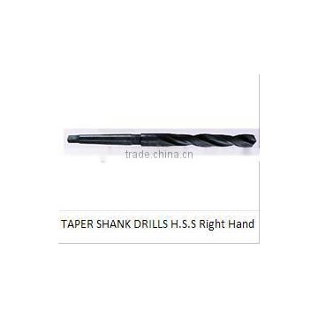 TAPER SHANK DRILLS H.S.S Right Hand