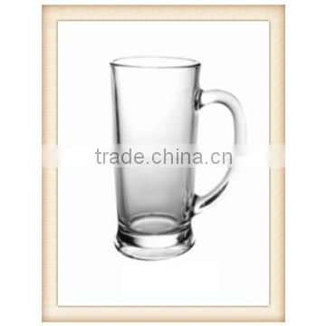 Anhui factory supply wholesale 1 litre beer glass mug with SGS cetification