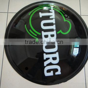 Black ABS vacuum forming advertising letter signs