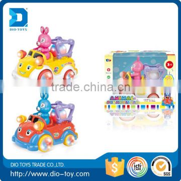 best selling items musical and lighted bo universal plastic car toys with CE certificates