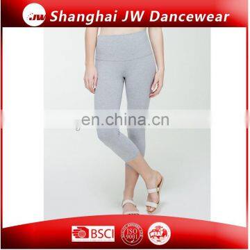 Light Gray High Waist good quality Yoga Capri