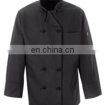 Unisex Kitchen Work- Wear Black Chef Coat