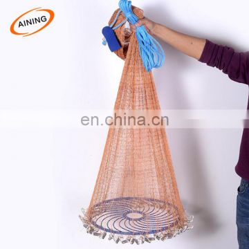 Fishing Cast Net / Trap, buy Nylon Cast Net Lead Chain Sinker