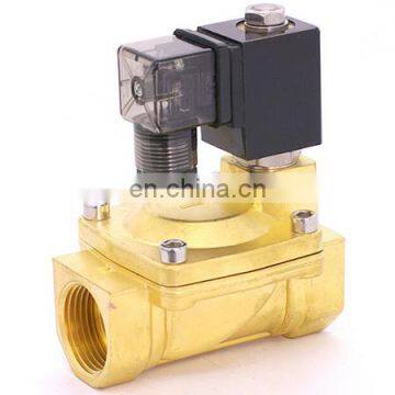 2/2 way G1 inch Normally closed Brass Pilot Structure Large Flow solenoid valve