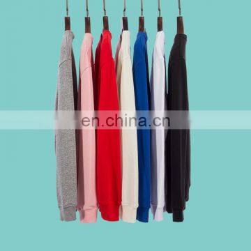 Wholesale Custom OEM Logo Mens Womens Crewneck Long Sleeve Blank Pullover Sweatshirt Hoodies