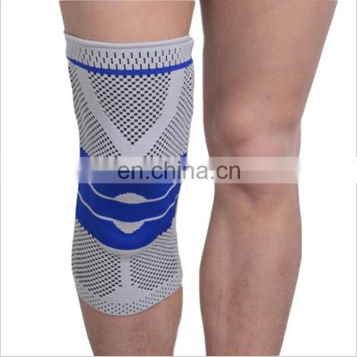 Comfort Anti Slip Compression Knitting Knee Sports Neoprene Knee Brace With Elastic Strap For Running Sports