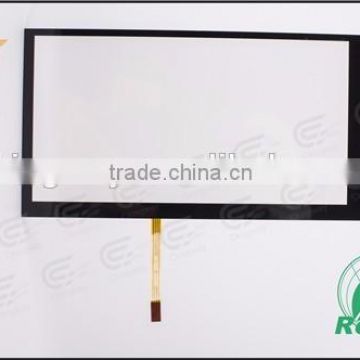 Made in China Transparent HD Resistive touch screen digitizer glass panel 6.95 Inch for Medical Services System