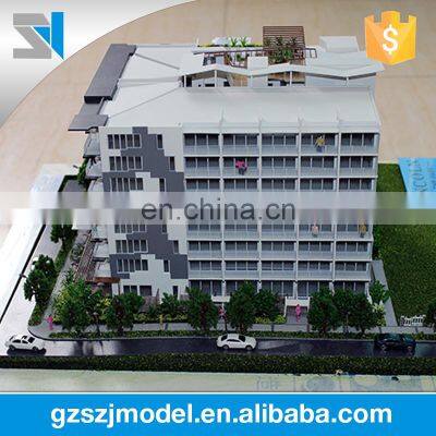 Professional design residential townhouse 3d architect design model