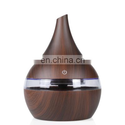 Small shaped portable 7 Color LED light Fragrance Aromatherapy Mini Vase shaped Essential Oil Diffuser Air Humidifier
