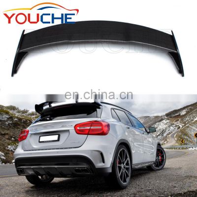 AMG style carbon fiber rear trunk wings spoiler for Mercedes Benz GLA class X156 2014+