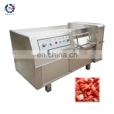commercial frozen cheese small meat cube dicing cutting machine