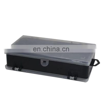 China Transparent Plastic Storage Fishing Box 8 Compartments Container For Fishing Lure Bait Hook Tool Tackle Box Case