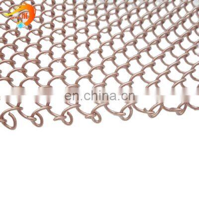 New Design Flexible Decorative Aluminum Metal Wire Mesh Chain Curtain