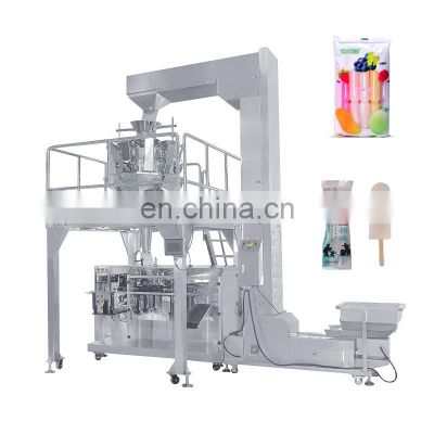 High Speed Low Cost Vacuum Rotary Sachet Frozen Cheese Food Ice Lolly Pack Machine Price Of Pack