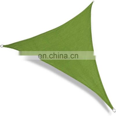 Triangle 3*3*3m HDPE Fabric  UV  Outdoor Canopy patio Cover  backyard swimming pool